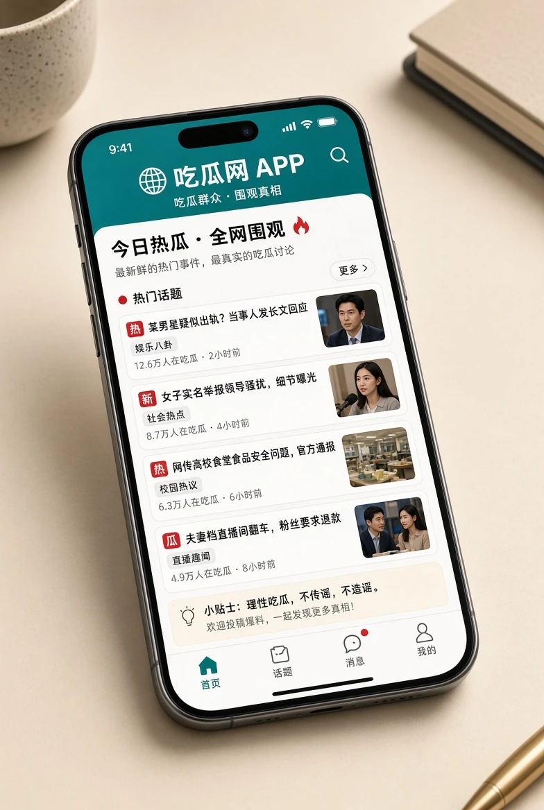 吃瓜网移动阅读展示
